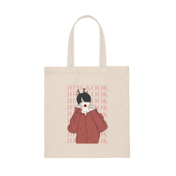 BTS Jungkook Bag Jungkook Christmas Bag JK Tote Bag Bts 