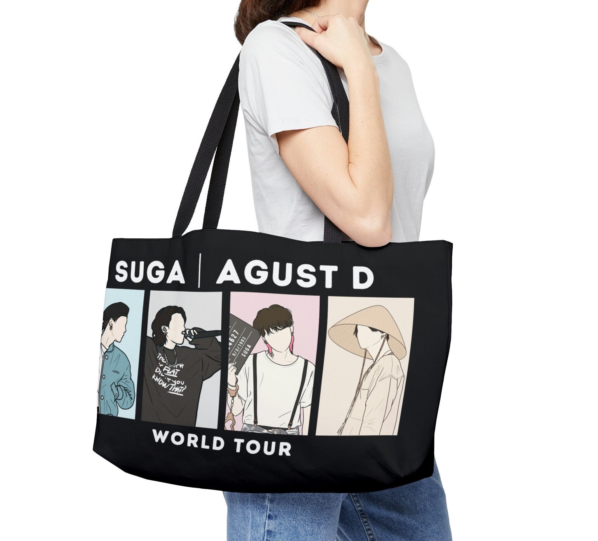 BTS - SUGA (Airport) Tote Bag for Sale by k-stuffy