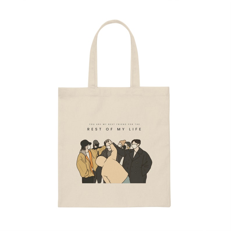 BTS Bag Rest of My Life Bag BTS Inspired Canvas Tote Bag - Etsy