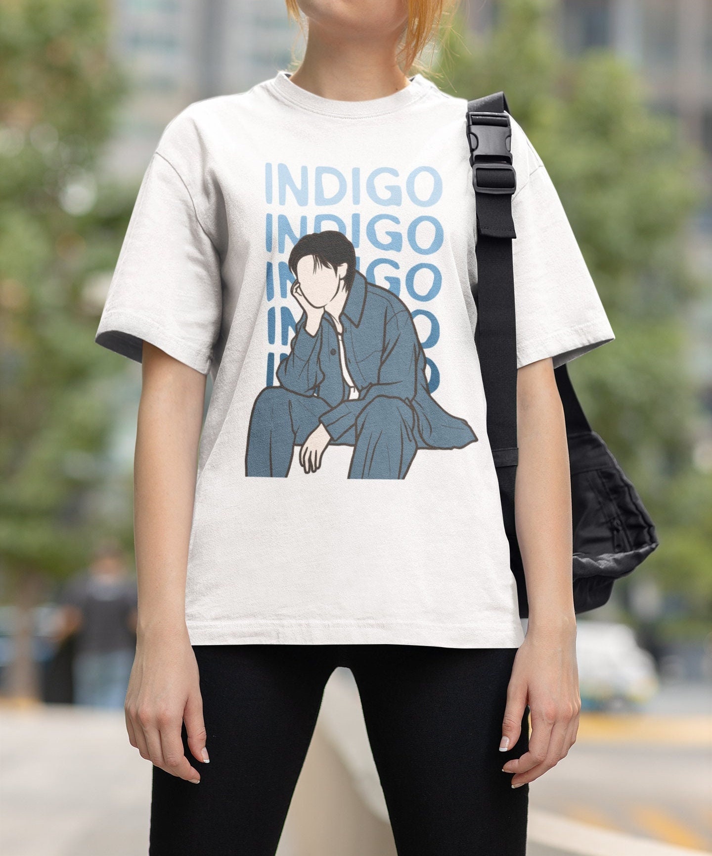 RM インディゴ シャツ、ナムジュン シャツ、Kpop アーミー T シャツ 
