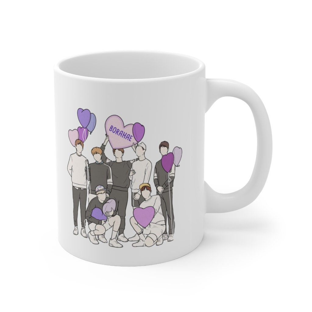 BTS Borahae Mug BTS I Purple You Mug Bts Merch Bts Mug Bts - Etsy
