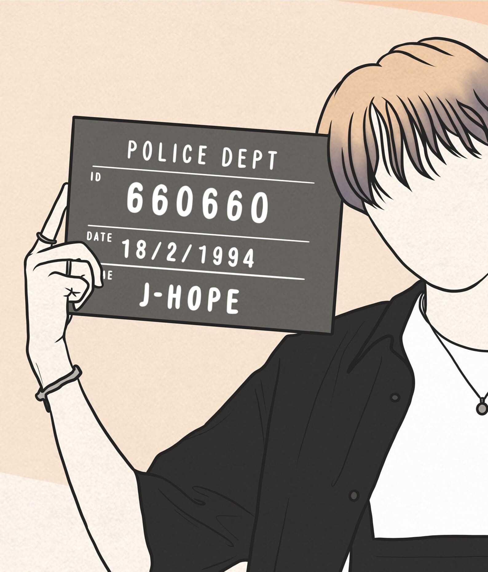 J-Hope MugShot Poster Bts Butter Kpop Butter BTS Wall Art | Etsy