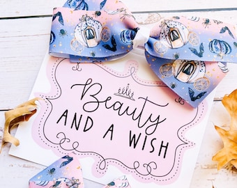 Inspired Halloween Cinderella Bow