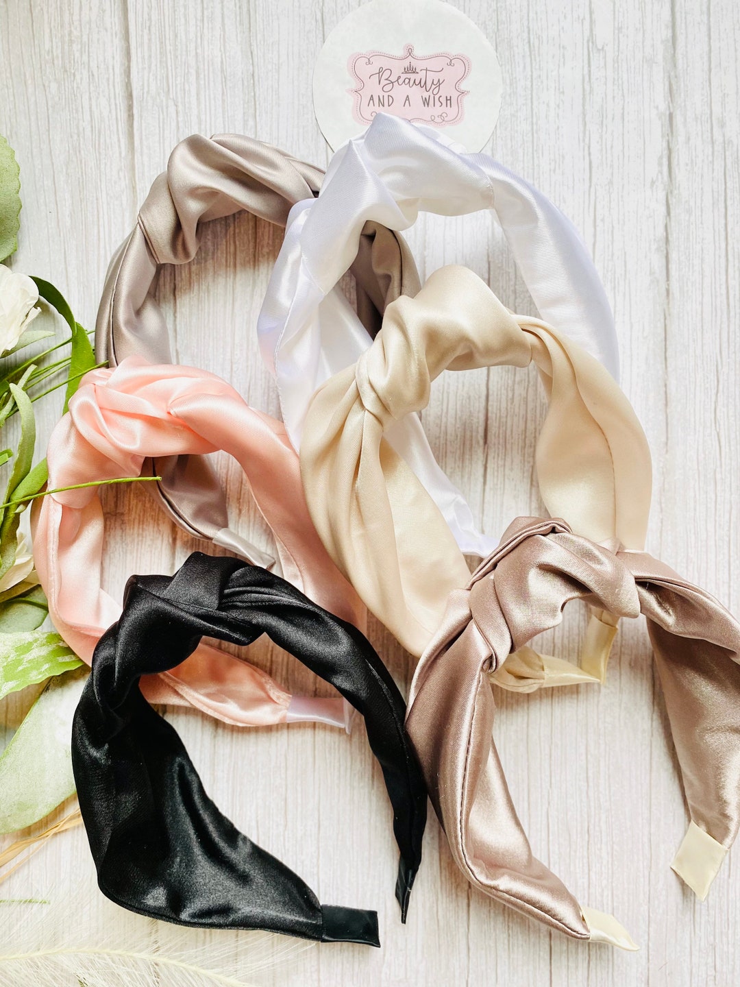 Satin-Stirnband Für Frauen – Waldgrün, Rutschfest, Verstellbar, Aus Seidenqualität-Satin