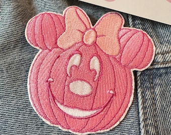 Minnie Pink Kürbis Aufnäher