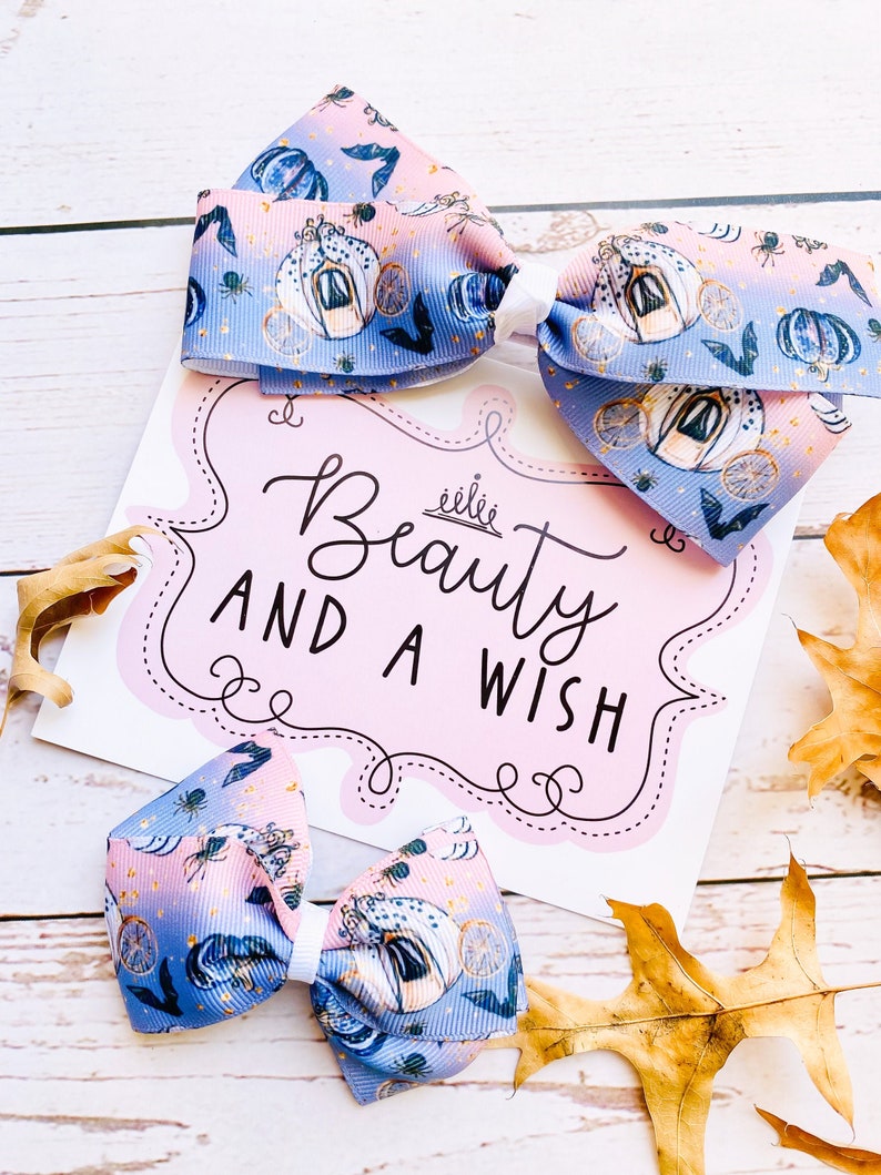 Inspired Halloween Cinderella Bow image 1