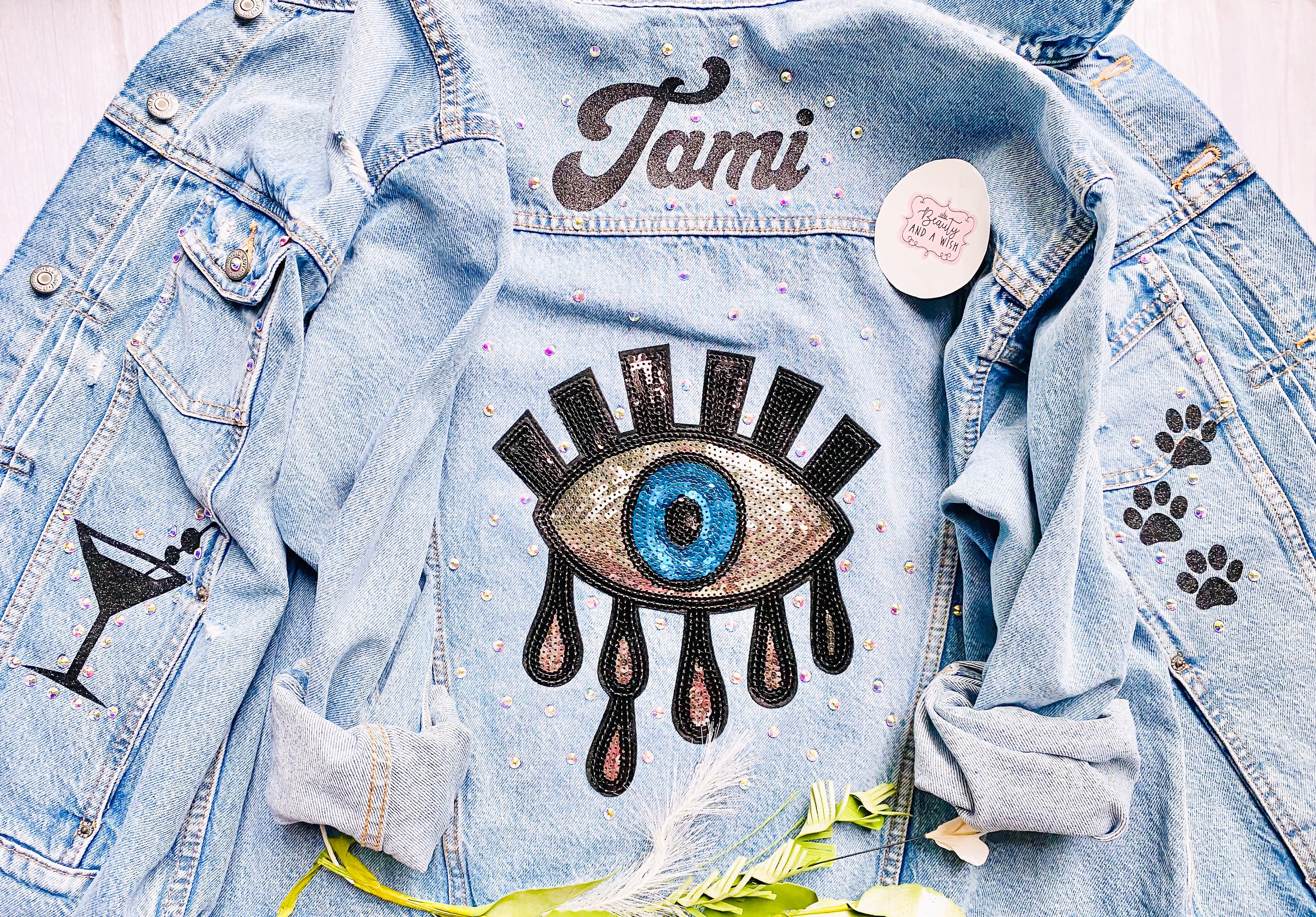 Ojo Turco Chamarras Pintadas A Mano Ojo Turco Chamarras De