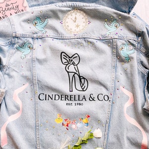 Cinderella Inspired Denim Jean Jacket