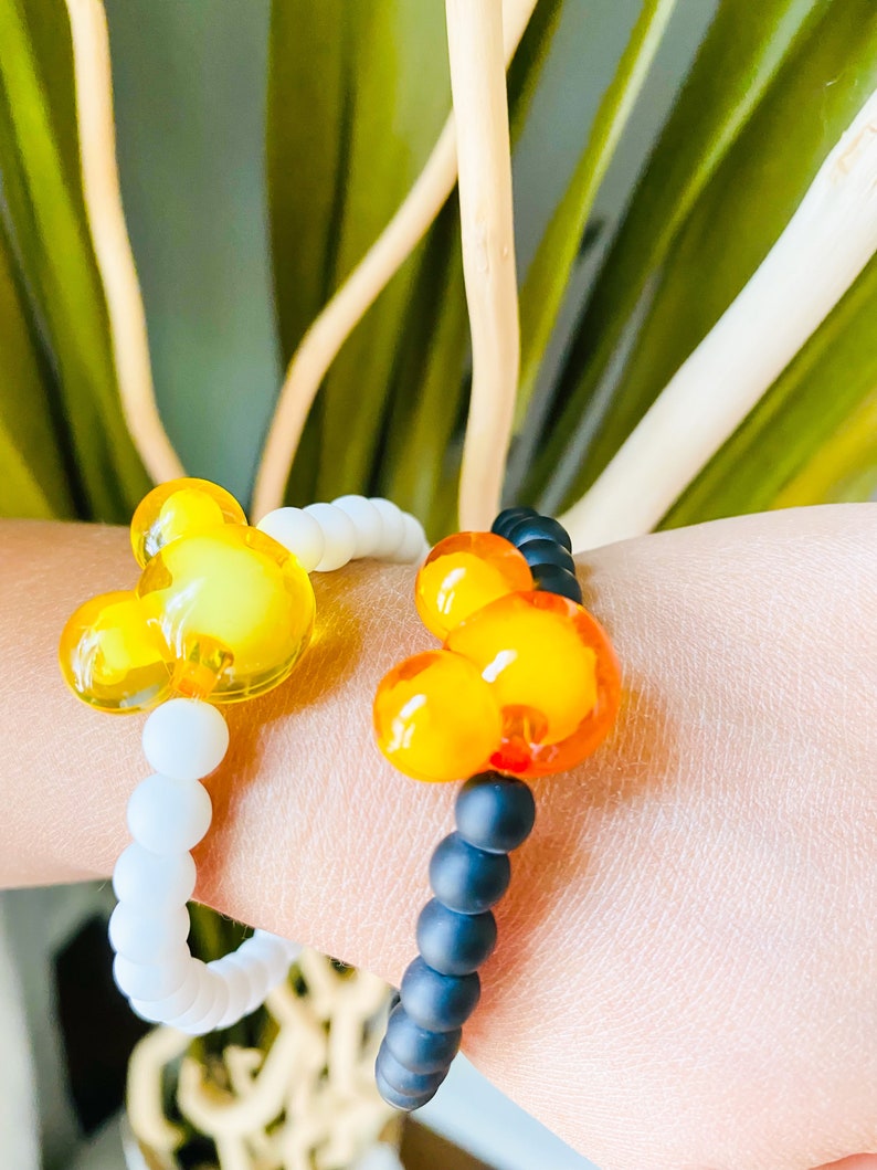 Inspired Mickey Halloween Bead Bracelet image 2