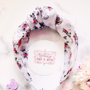 Inspired Up, Mickey, Minnie DLP Knotted Headbands