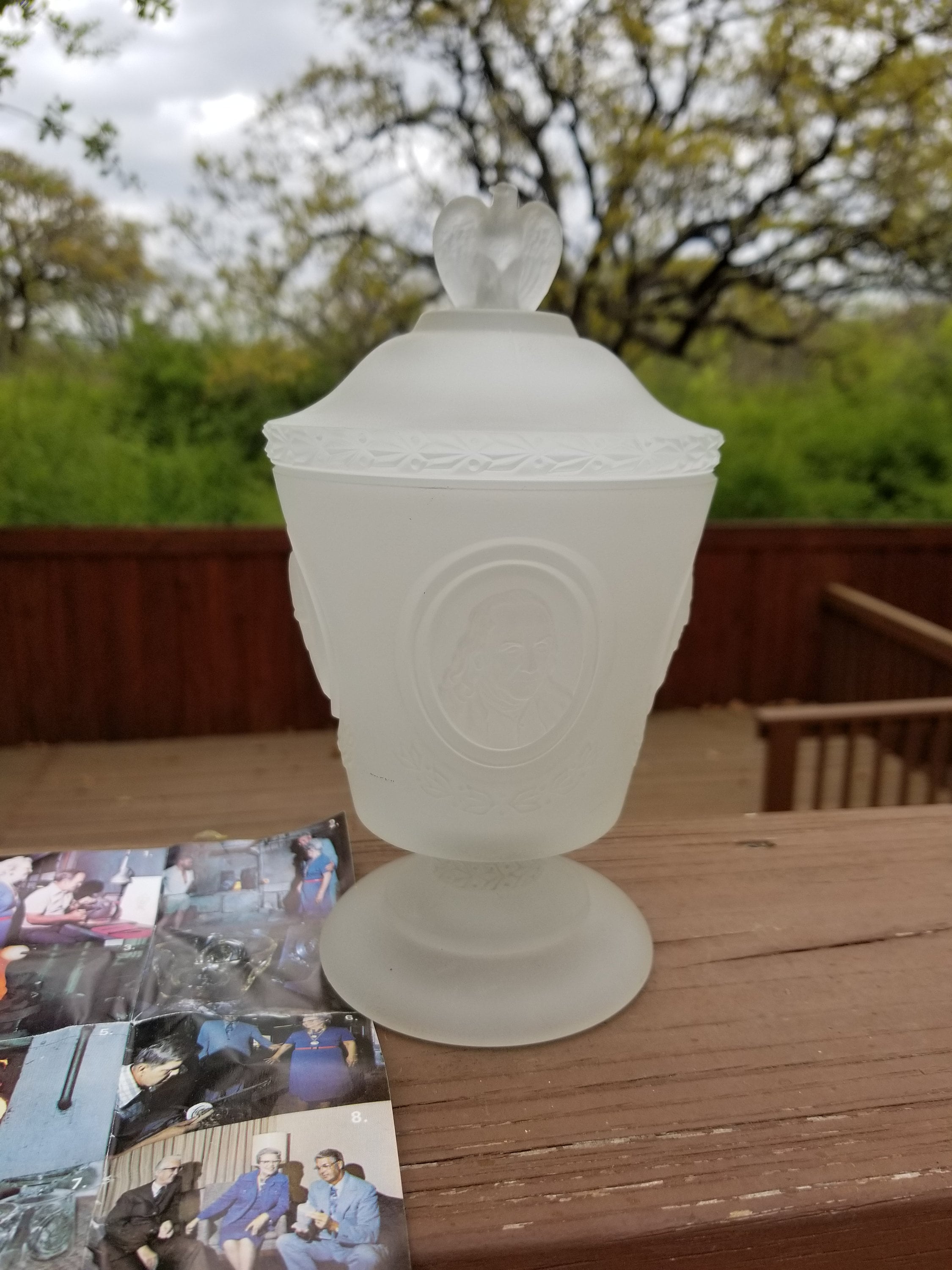 Vtg FENTON Bicentennial disciples of Democracy Etsy