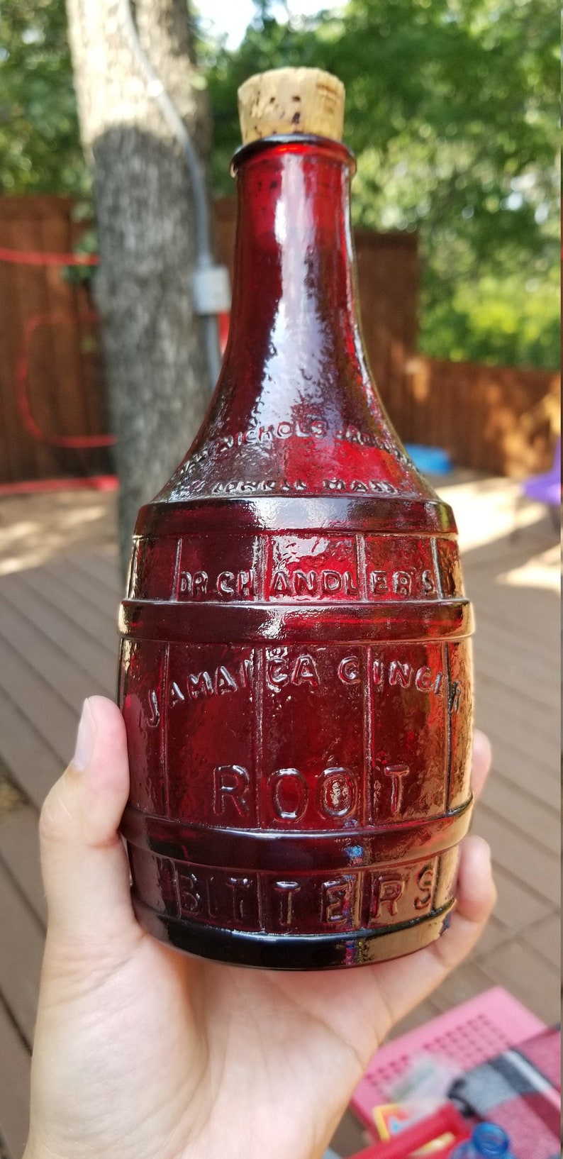 Vintage Wheaton Dr Chandler's Jamaica Ginger Root Bitters Etsy