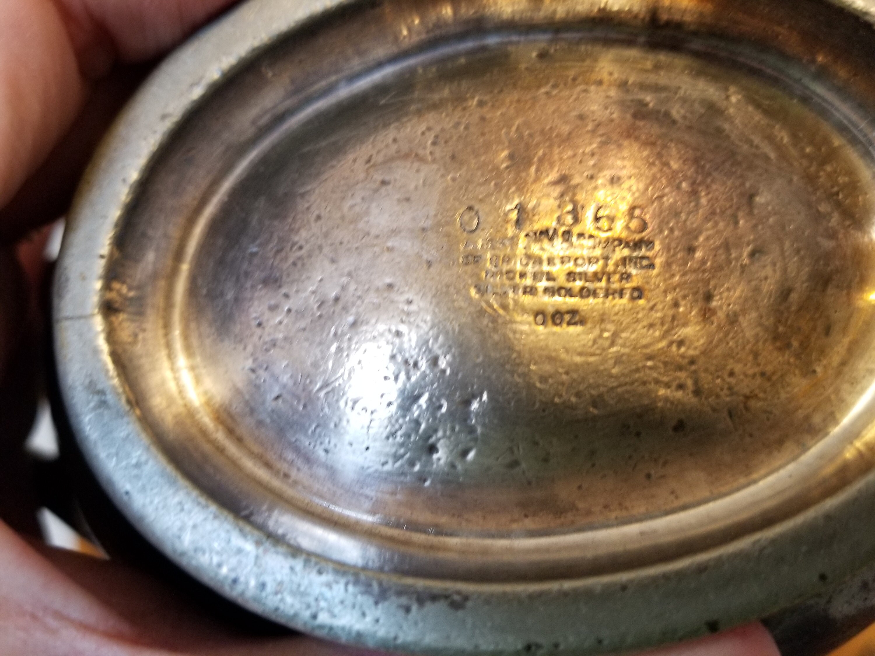 Albert Pick & Co. Nickel Silver Sugar Bowl from The Etsy