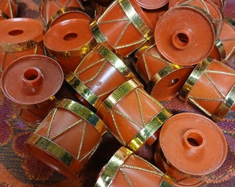 Vintage drum string light covers