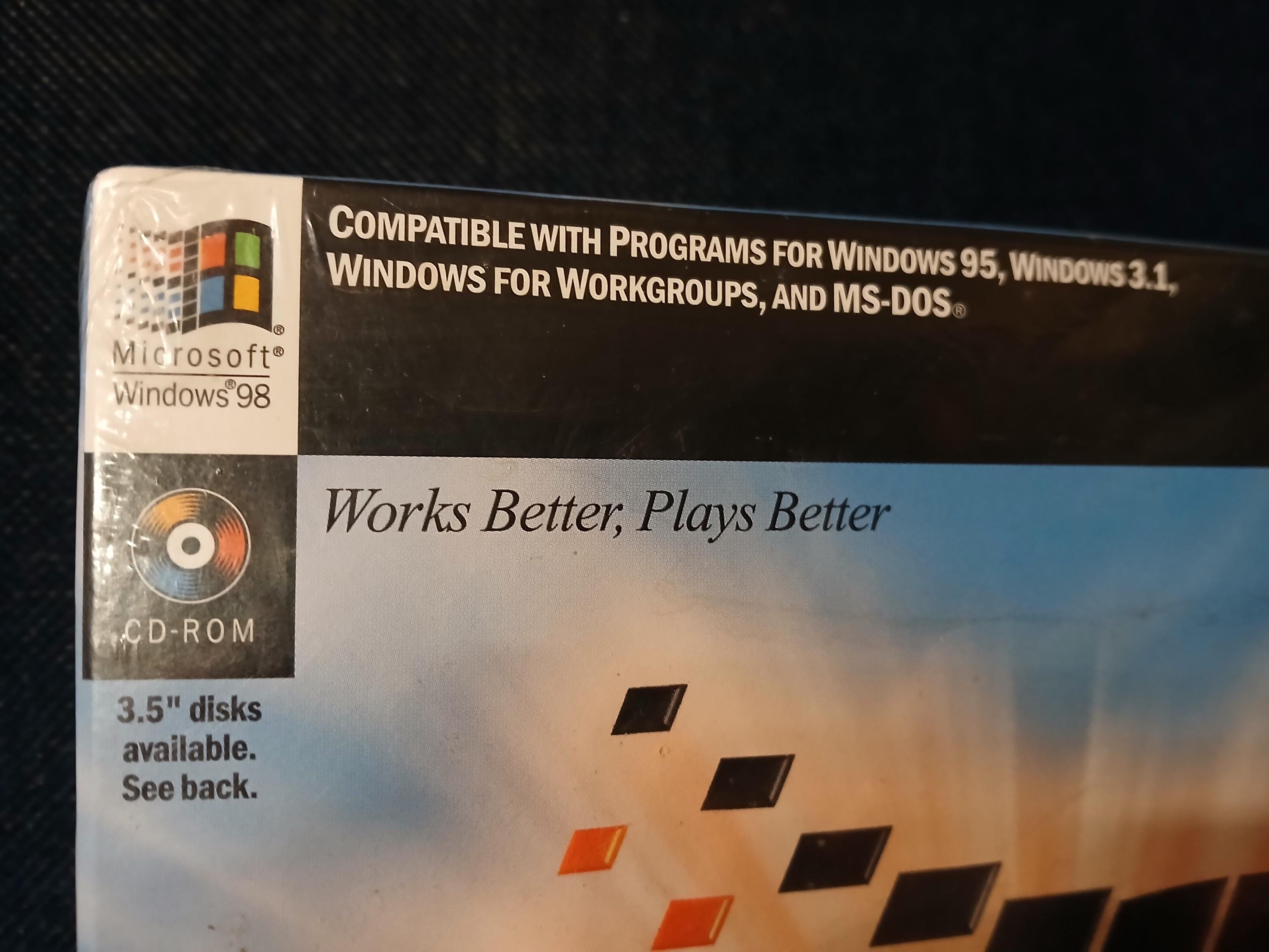 Windows 98 Still Sealed in Box - Etsy