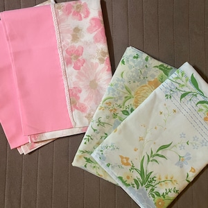 Vintage Sets of Pillowcases