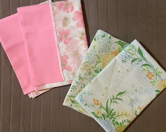 Vintage Sets of Pillowcases