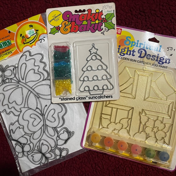 Suncatcher Kits to Bake Etsy