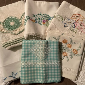 Vintage Embroidered Pillowcases