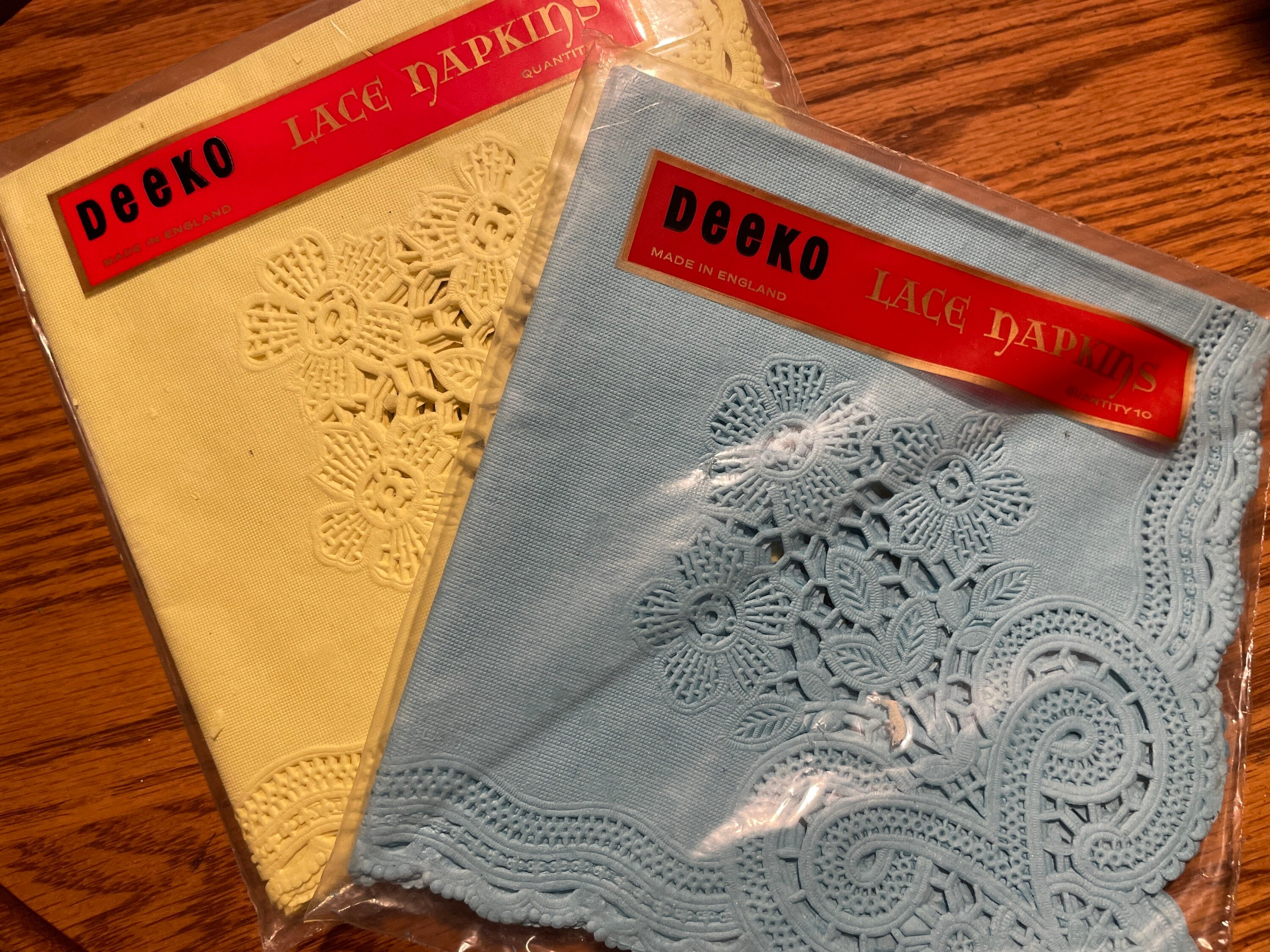 Vintage Lace Paper Napkins Etsy