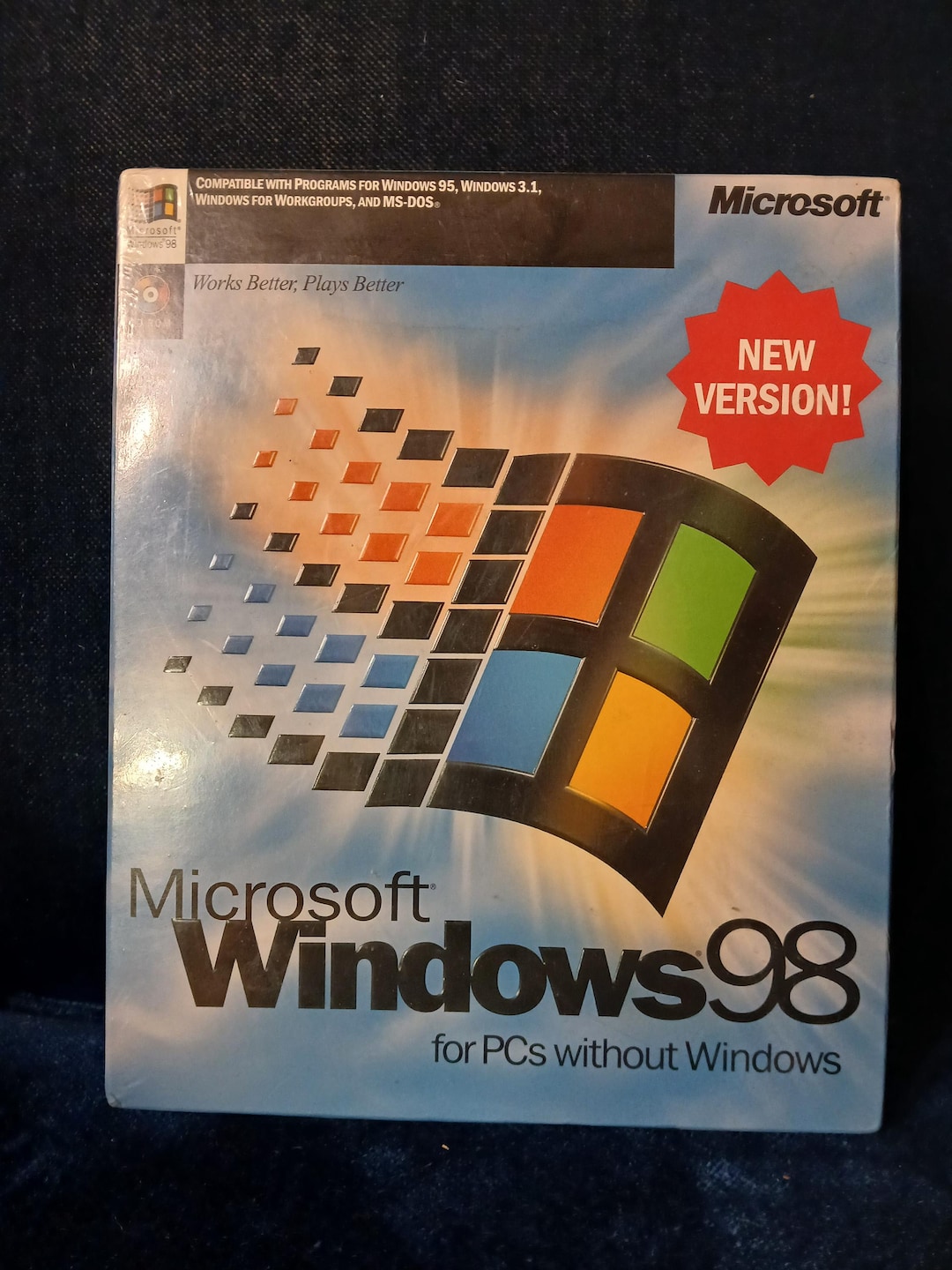 Windows 98 Still Sealed in Box - Etsy