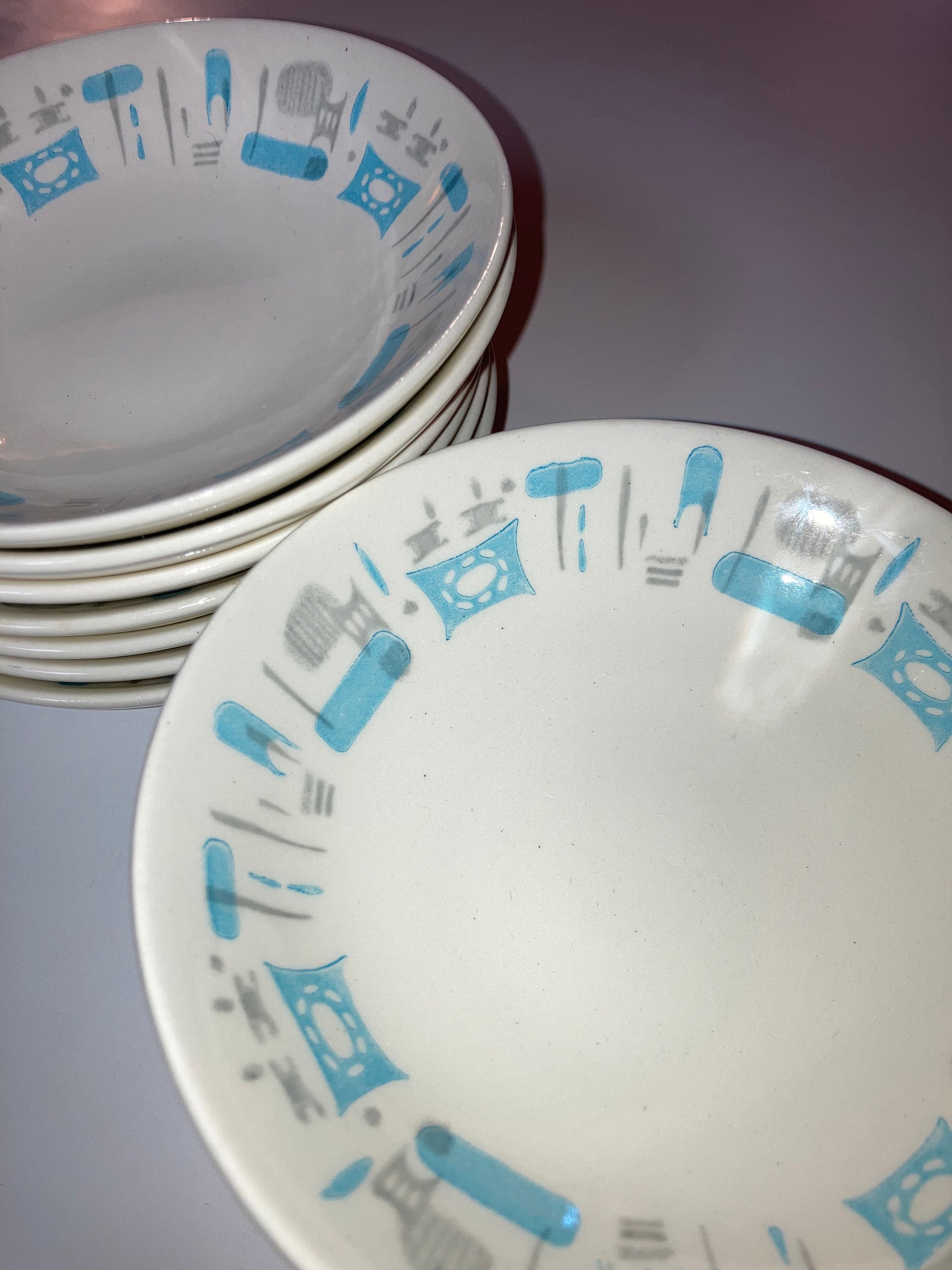 Vintage Fire King Blue Heaven Dinnerware. Etsy