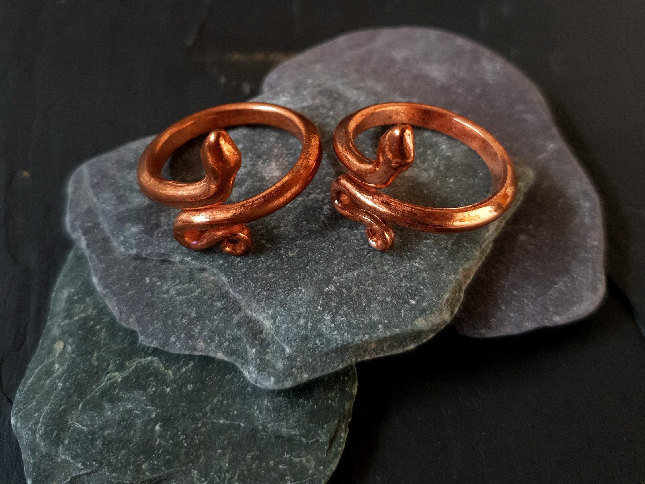 Sadhguru Consecrated Isha Copper Snake Ring. SHIPPED from USA Etsy