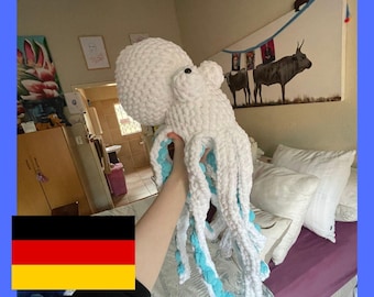 Octopus Plushie Crochet Pattern: Amigurumi Sea Creature (Digital Download)