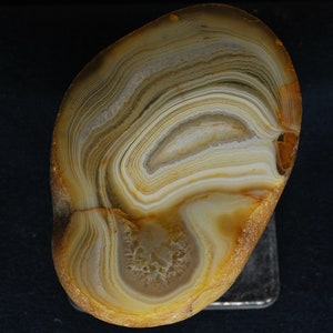 Black River Agate Argentina Polished Display Specimen.  6.5cm x 8cm.