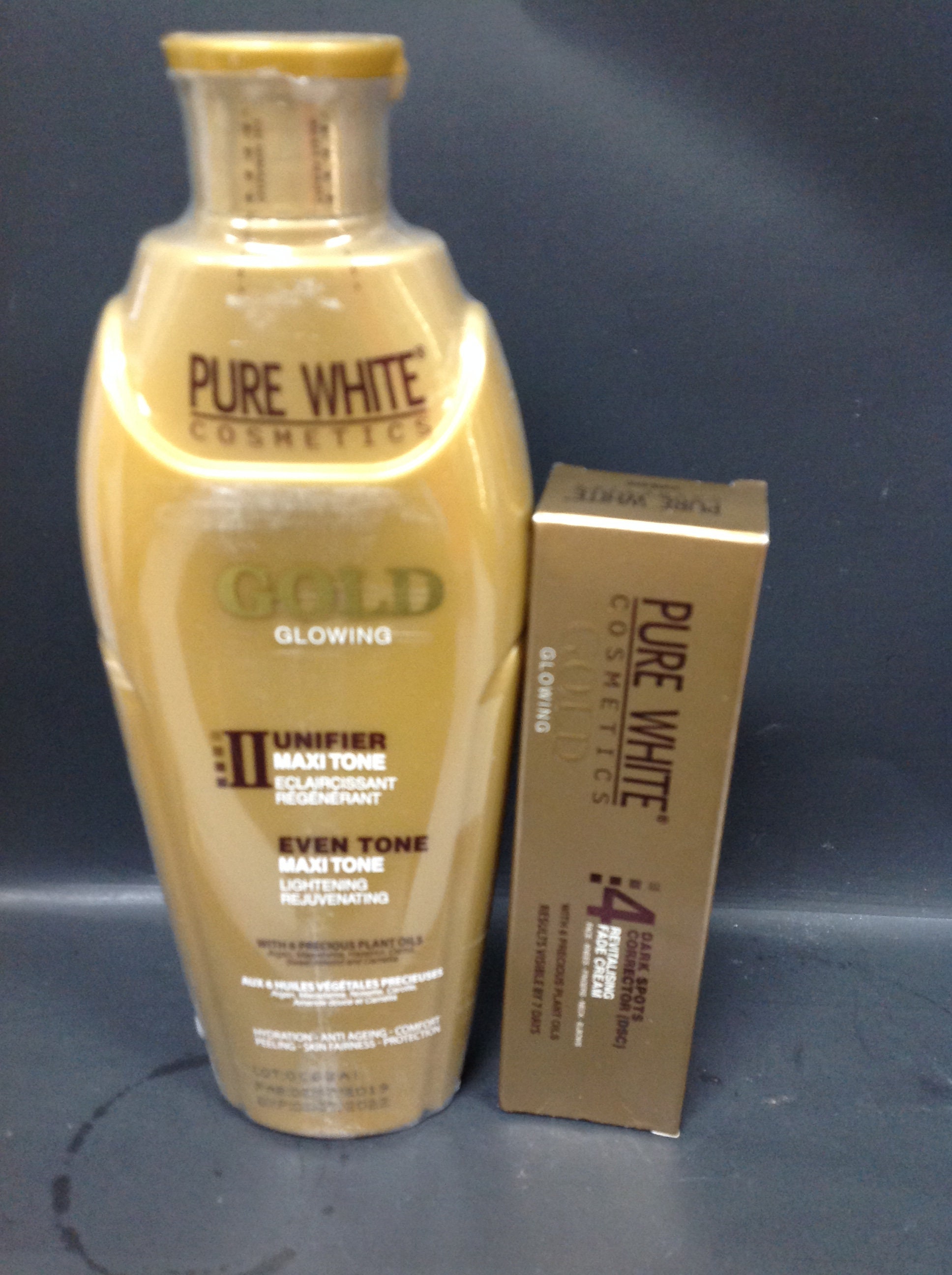 Pure white gold glowing lotion 400ml serum tube cream & Etsy