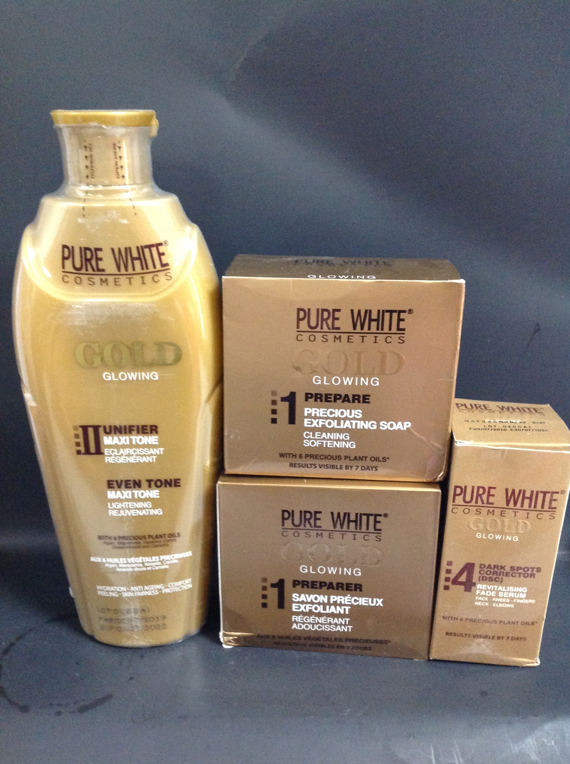 Pure white gold glowing lotion 400ml serum tube cream & Etsy