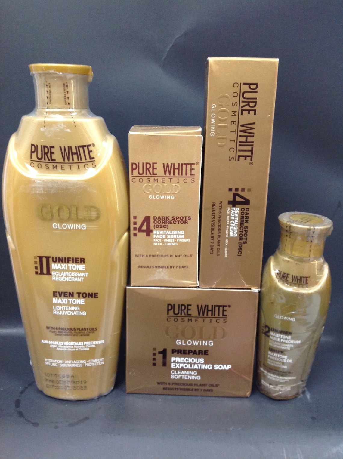 Pure white gold glowing lotion 400ml serum tube cream & Etsy