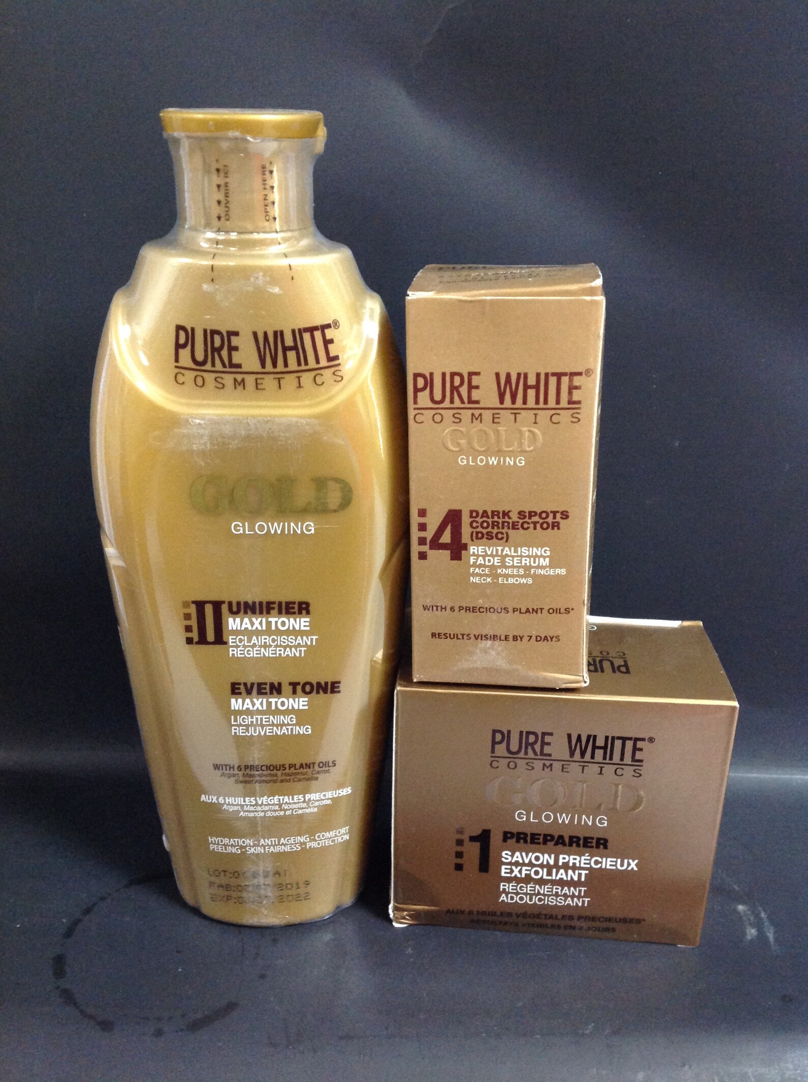 Pure white gold glowing lotion 400ml serum tube cream & Etsy