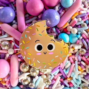 Sprinkles Cookie Gold Enamel Pin