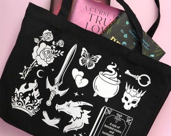 Romantasy Book Tote Bag