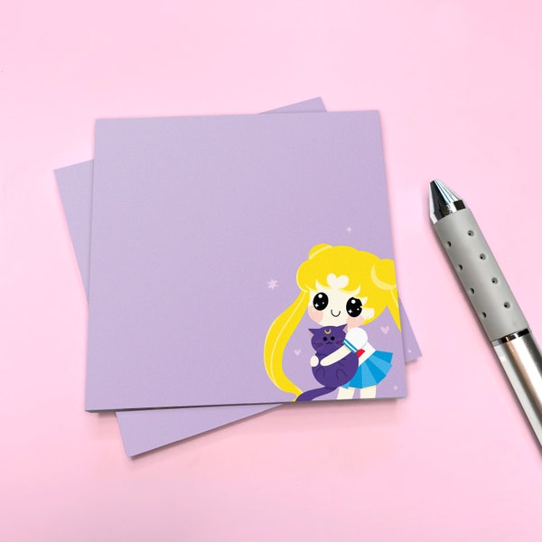 OOPSIE Sticky Notes, 50 pages, notepad, Disney, sailor moon, writing pad, cute, home office