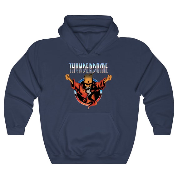Thunderdome Music Festival Black Navy Hoodie Sweatshirt Size S - Etsy