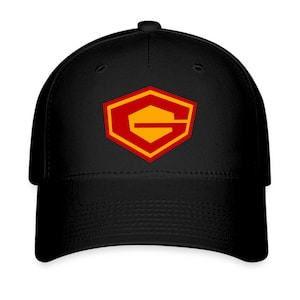 Gatchaman G-Force Planet Soldier Logo Men's Black Baseball Cap Hat Adult Size
