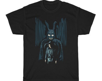 Donnie Darko Movie Men's Black T-Shirt Size S to 5xl