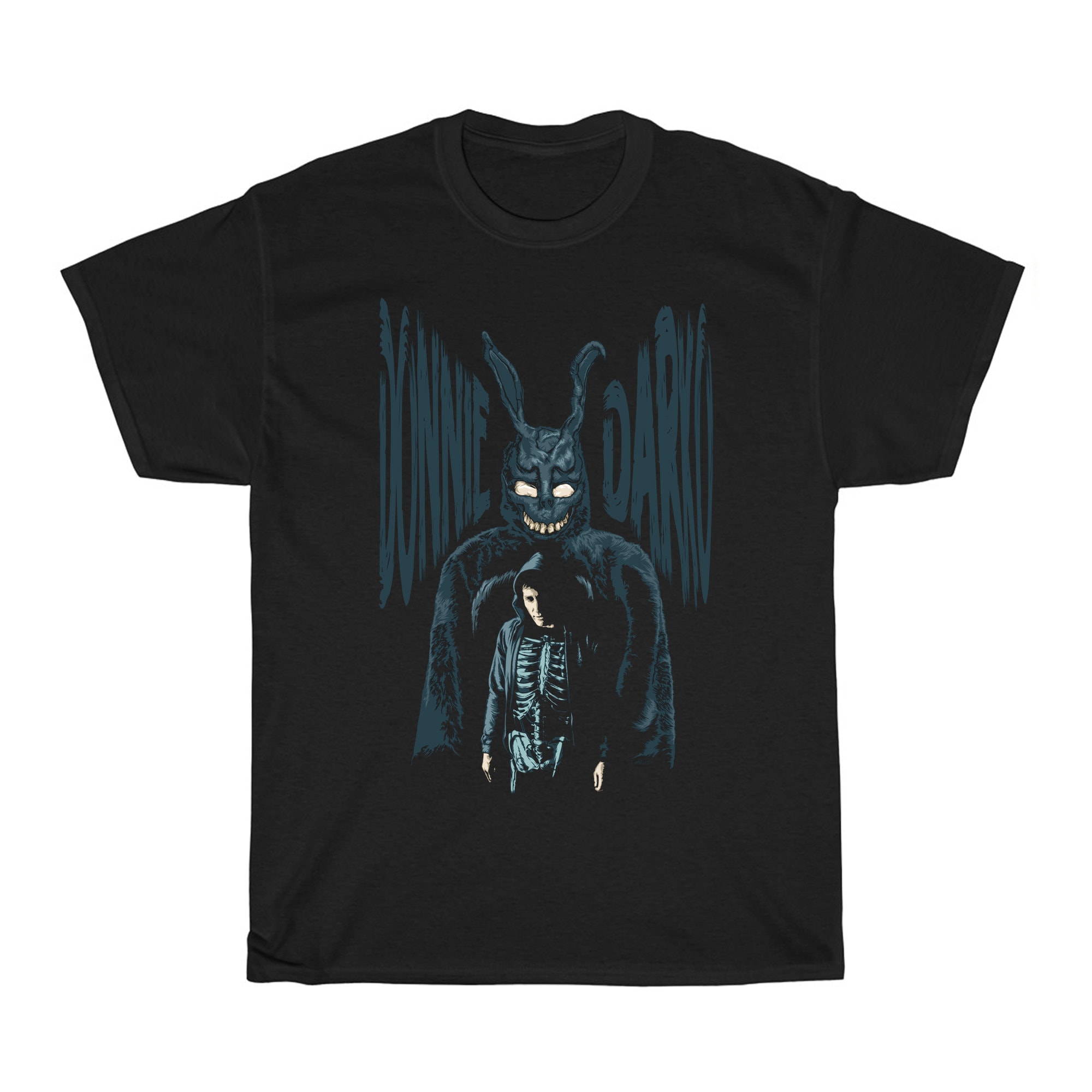 ドニーダーコ　Tシャツ　ブラック 映画 movie ウサギ 新品 ドニーダーコ ウサギ 青春カルトSF リバースムービー 映画