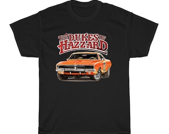 The Dukes of Hazzard Movie Logo Men&#39;s Black T-Shirt Size S to 5XL