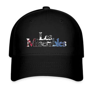 Les Miserables Broadway Musical Show Logo Men's Black Baseball Cap Hat Adult Size