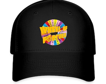 Wheel of Fortune Black Baseball Cap - Retro TV Show Hat