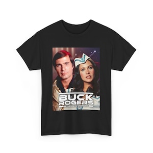 Buck Rogers in the 25th Century TV Show Men&#39;s Navy Black T-Shirt Size S to 5XL