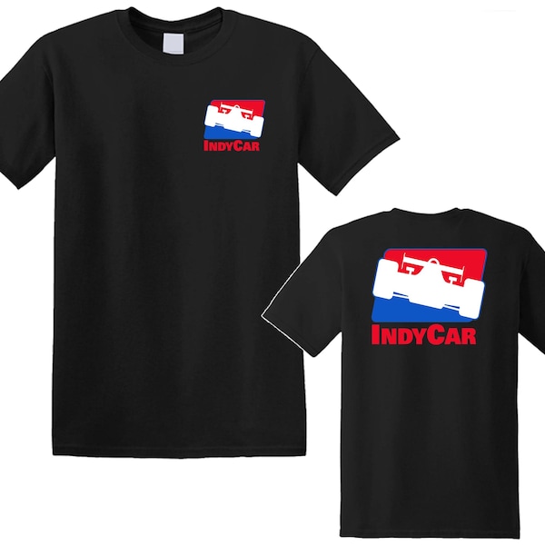 Indy Car Racing-logo heren-T-shirt maat S t/m 5XL