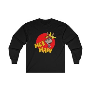 Hee Haw Country Show Men&#39;s White Grey Navy Black Long Sleeve T-Shirt Size S to 2XL