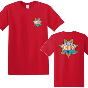 Chips Police Movie California Highway Patrol Symbol Men's Navy Gray