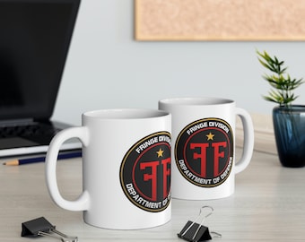 Fringe Division Fringe TV Series Show 11oz Biały Kubek
