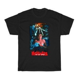 Camiseta negra para hombre de la película de terror Pesadilla en Elm Street, tallas S a 5XL