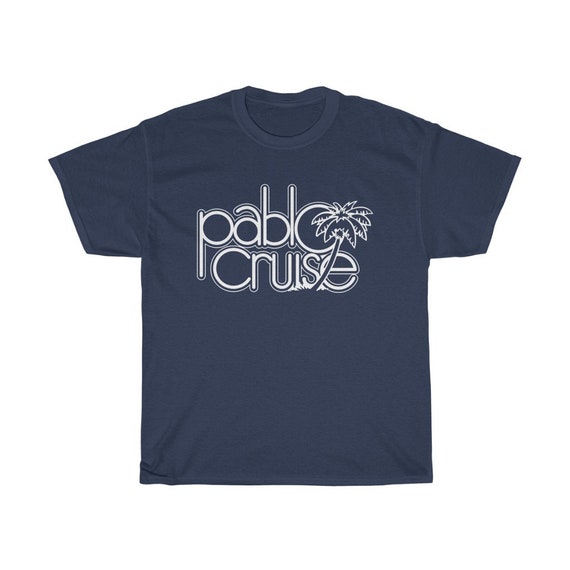 Pablo Cruise Logo Stepbrothers Men's Black Blue Navy T-shirt Size